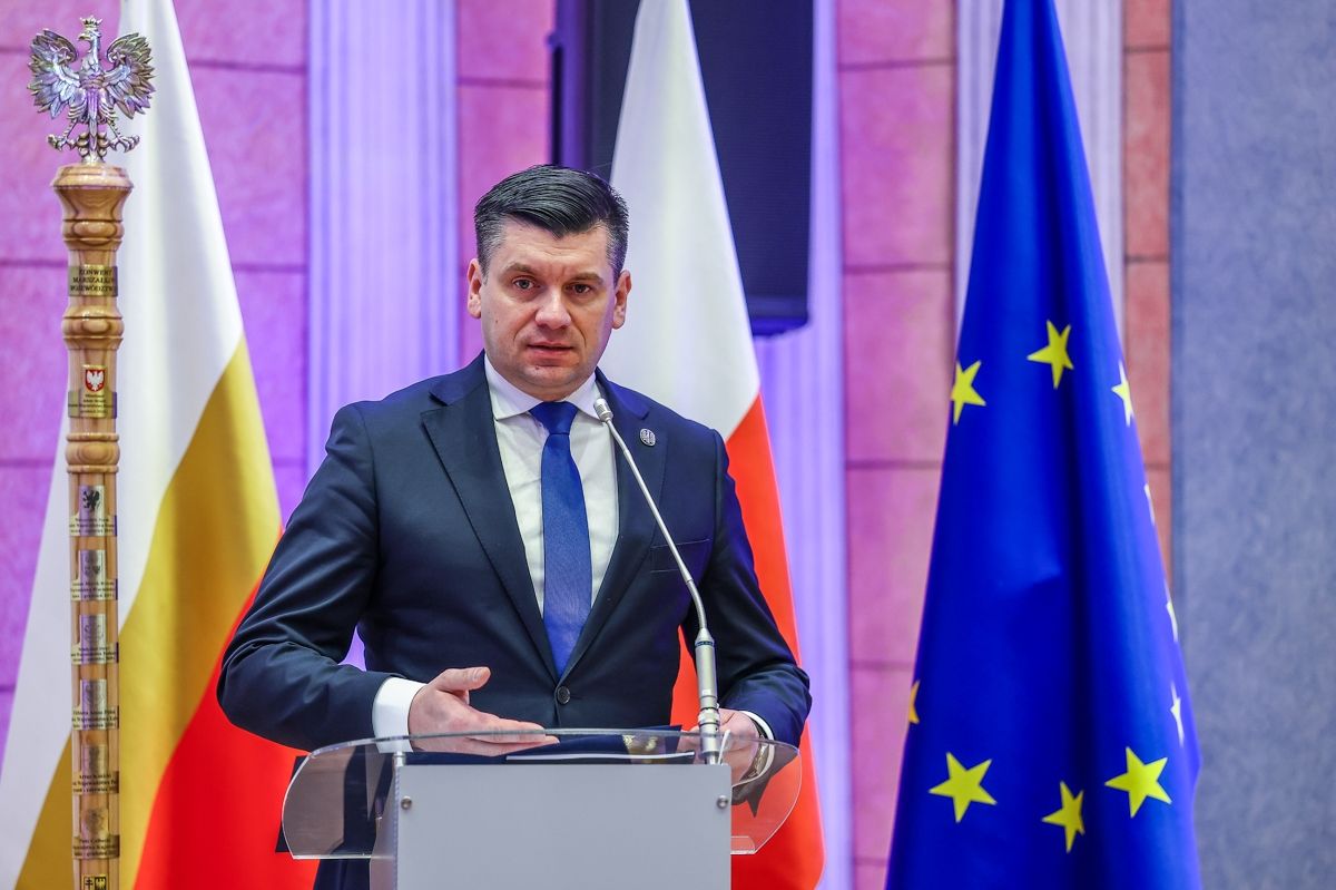 Marszałek Województwa Małopolskiego Łukasz Smółka