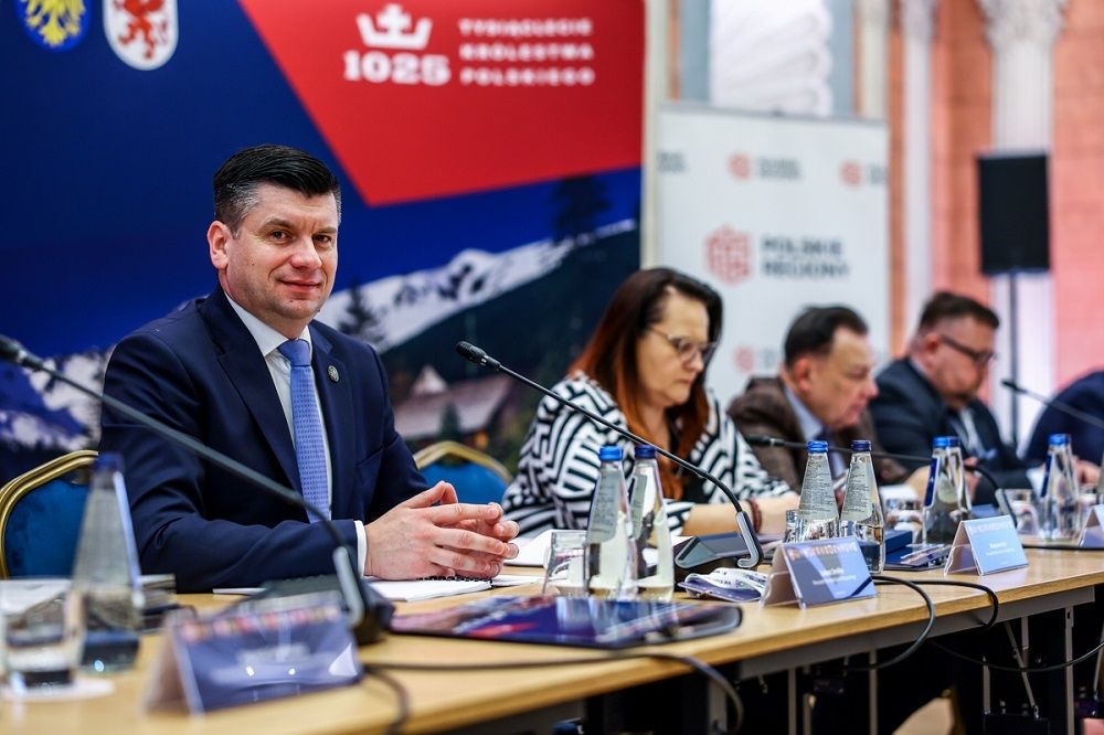 Marszałek Województwa Małopolskiego Łukasz Smółka