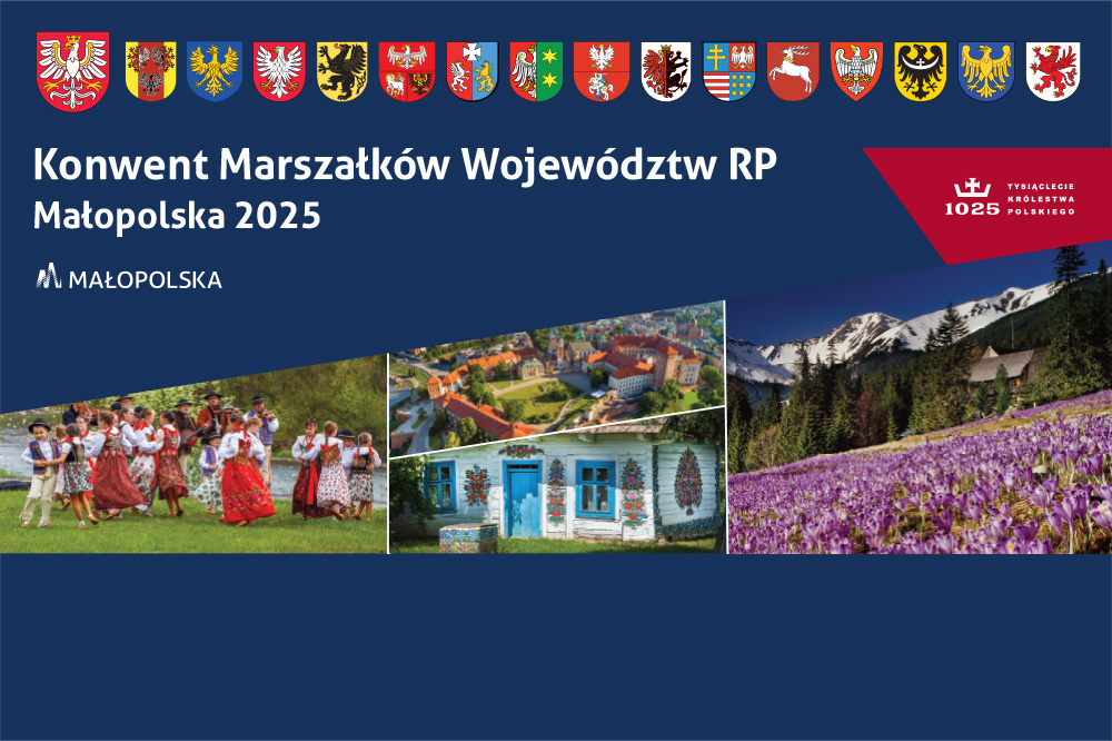 Baner Konwentu Marszałków RP w Małopolsce